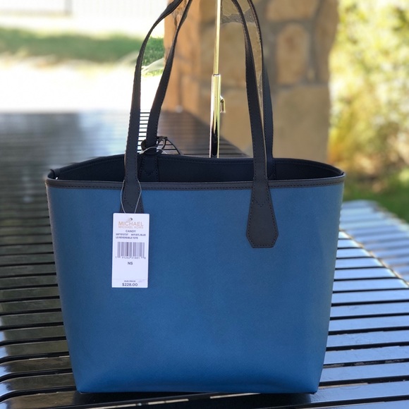 Michael Kors Candy Reversible Tote Bag w/ Pouch - Picture 6 of 8